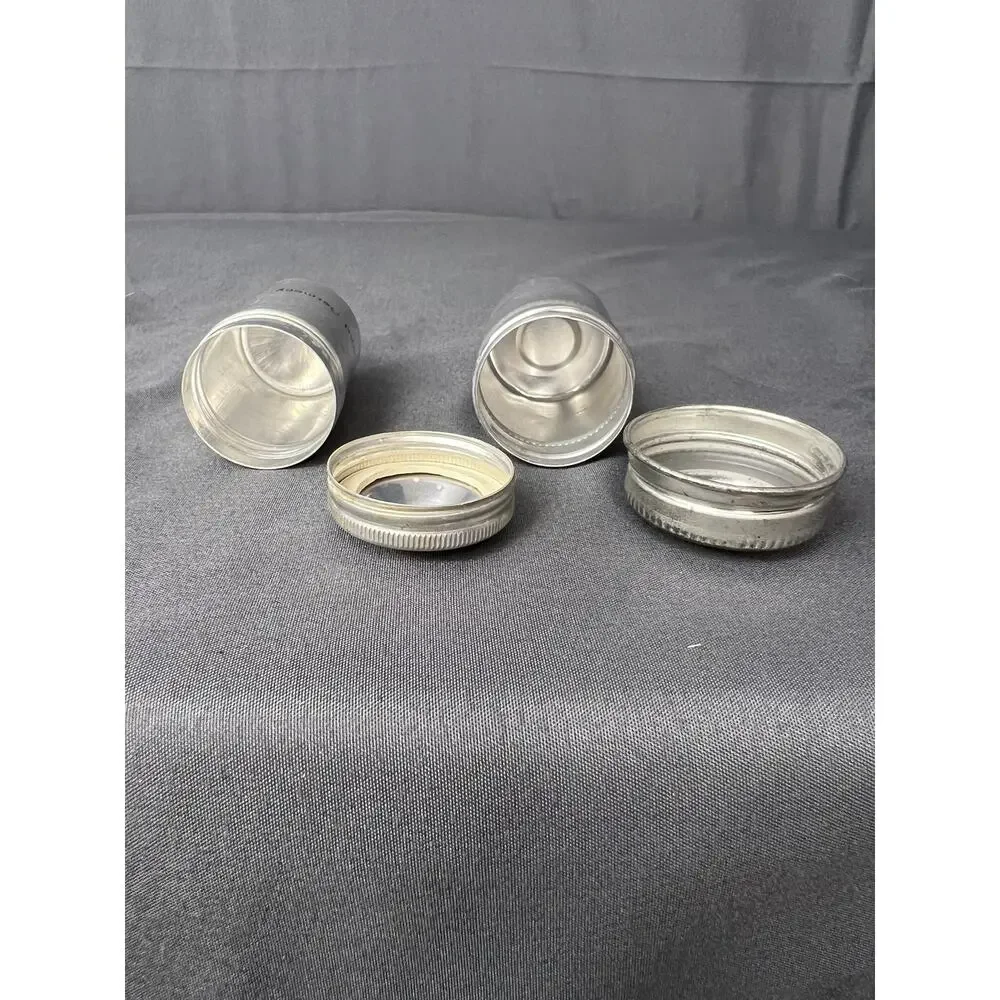 Vintage Metal Film Cans Set of 2
